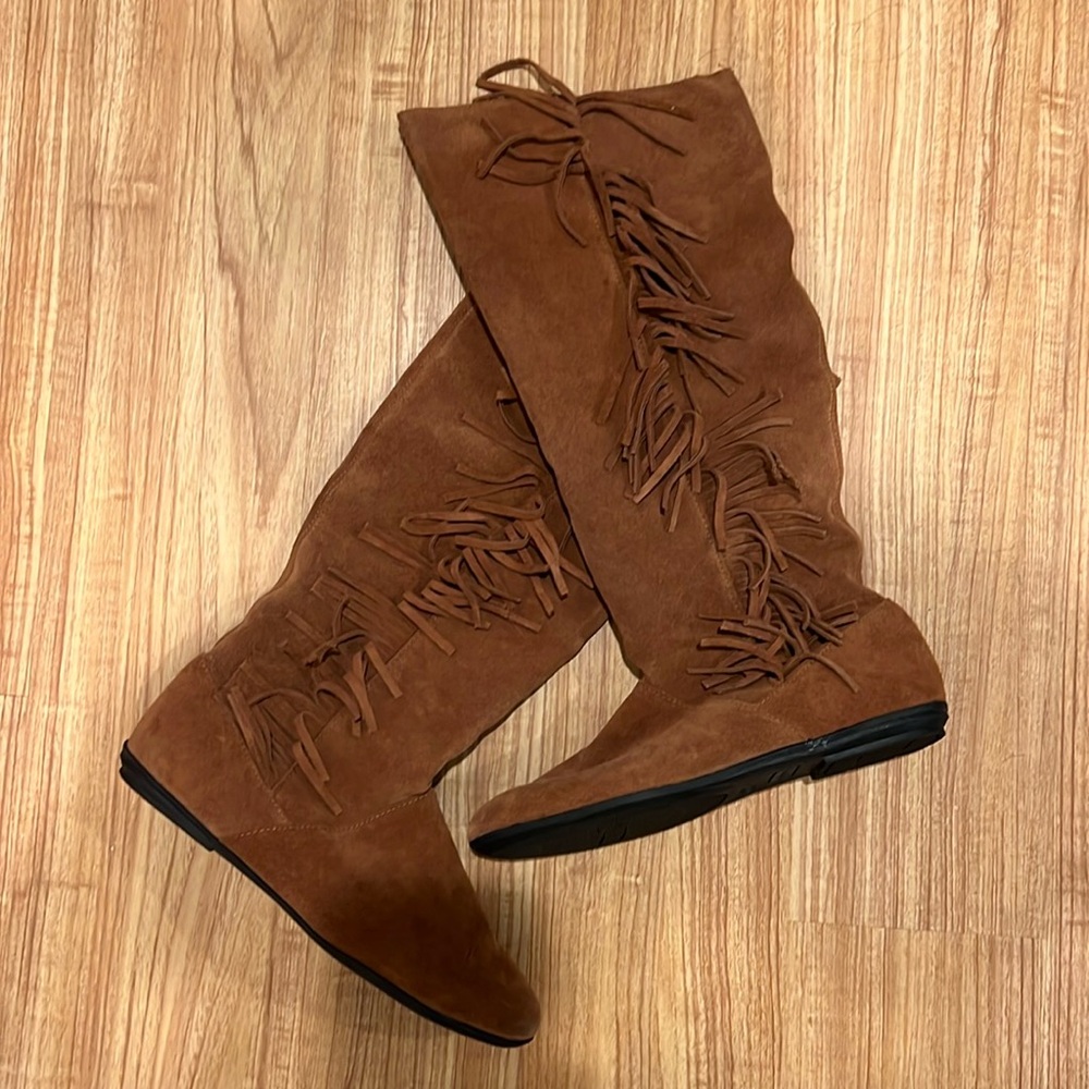 Tan boots